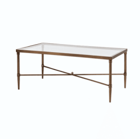 Rectangle Coffee Table (Option: Bronze)