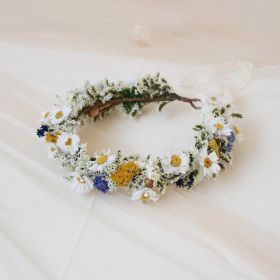 Gypsophila Crown, Dried Flower Crown, Bridal Wedding, Daily Party, Birthday Suitable Crown (Option: Adult)